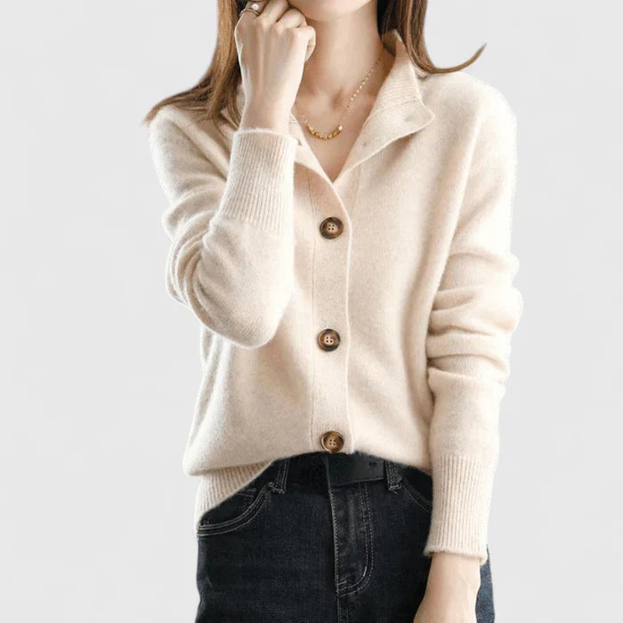 Cami Women’s Cardigan with Lightweight Warmth and Classic Silhouette 0