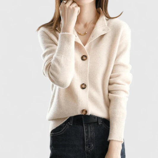 Cami Women’s Cardigan with Lightweight Warmth and Classic Silhouette 0