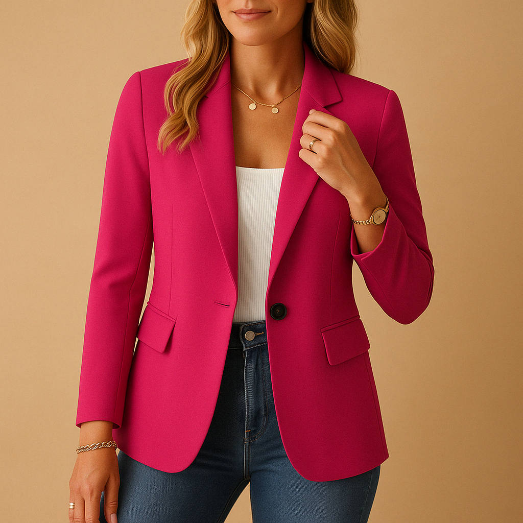 Clara Women's Blazer with Structured Fit and Lightweight Design 1