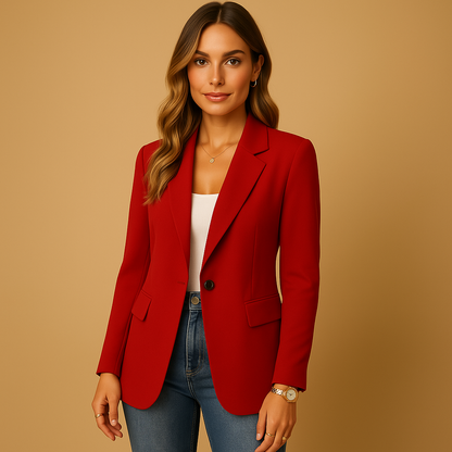 Clara Women's Blazer with Structured Fit and Lightweight Design 2