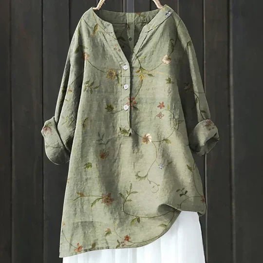 Clara Women’s Blouse with Loose Fit and Floral Pattern for Summer Style 5