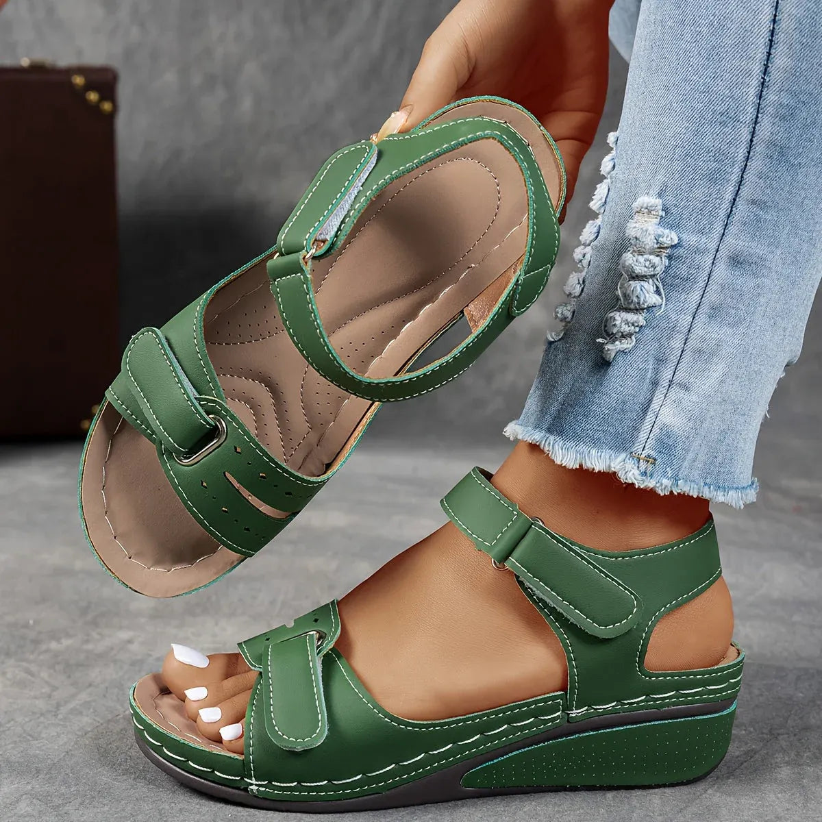 Cleo Women’s Sandals with Ergonomic Design and Vintage-Inspired Straps 2