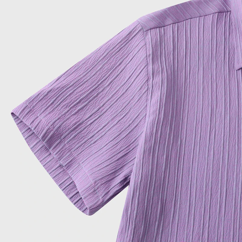 Coast Men's Shirt with Breathable Linen and Cotton Blend Design 3