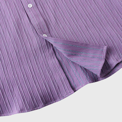 Coast Men's Shirt with Breathable Linen and Cotton Blend Design 5