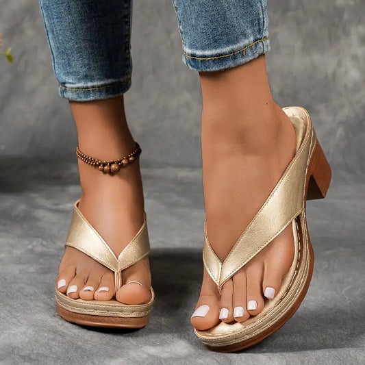 Cora Women’s Sandals with Open Design and Subtle Heels 0