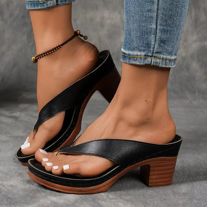 Cora Women’s Sandals with Open Design and Subtle Heels 4