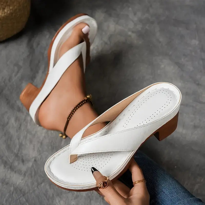 Cora Women’s Sandals with Open Design and Subtle Heels 7