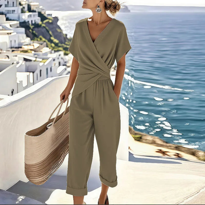 Cora Women's Two Piece Set with Relaxed Fit and Breathable Fabric 2