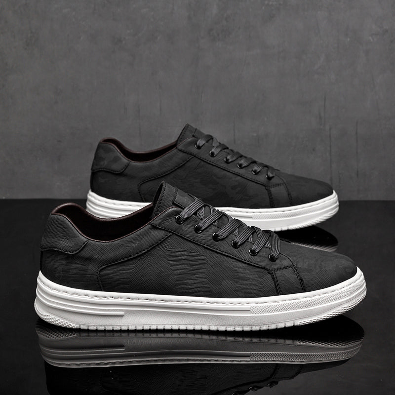 Cove Men's Sneakers with Genuine Leather Upper and Durable Rubber Outsole 1