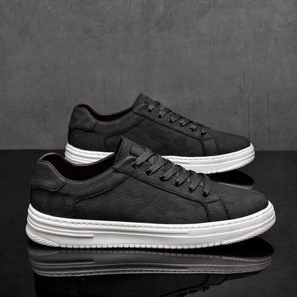 Cove Men's Sneakers with Genuine Leather Upper and Durable Rubber Outsole 1