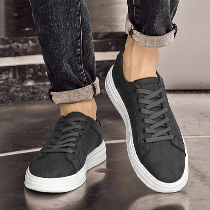 Cove Men's Sneakers with Genuine Leather Upper and Durable Rubber Outsole 4