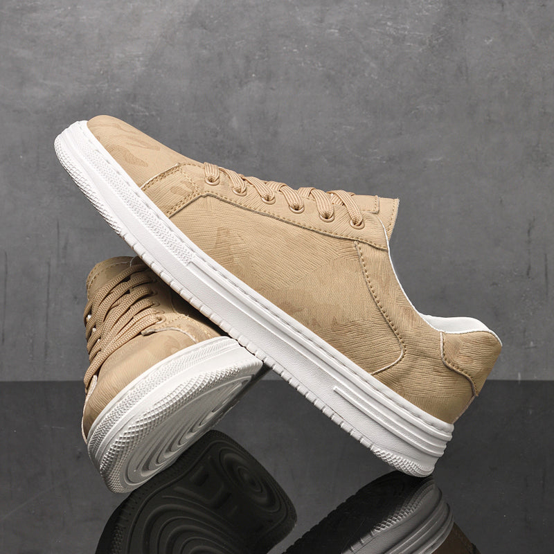 Cove Men's Sneakers with Genuine Leather Upper and Durable Rubber Outsole 7