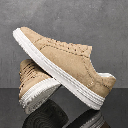 Cove Men's Sneakers with Genuine Leather Upper and Durable Rubber Outsole 7