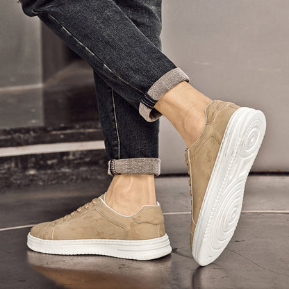 Cove Men's Sneakers with Genuine Leather Upper and Durable Rubber Outsole 8