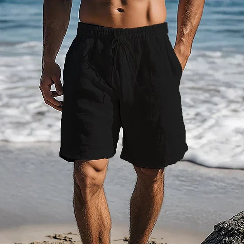 Crest Men's Swim Trunks with Quick-Drying Fabric and Elastic Drawstring Waistband 0