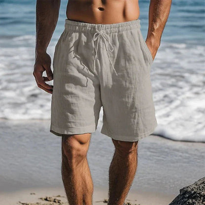 Crest Men's Swim Trunks with Quick-Drying Fabric and Elastic Drawstring Waistband 2