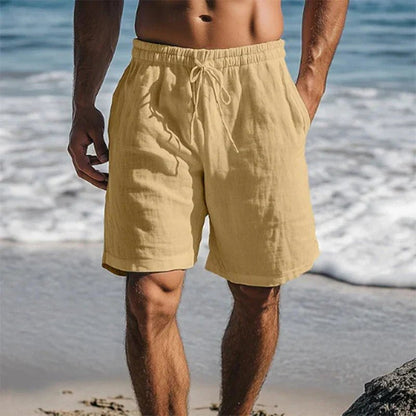 Crest Men's Swim Trunks with Quick-Drying Fabric and Elastic Drawstring Waistband 5