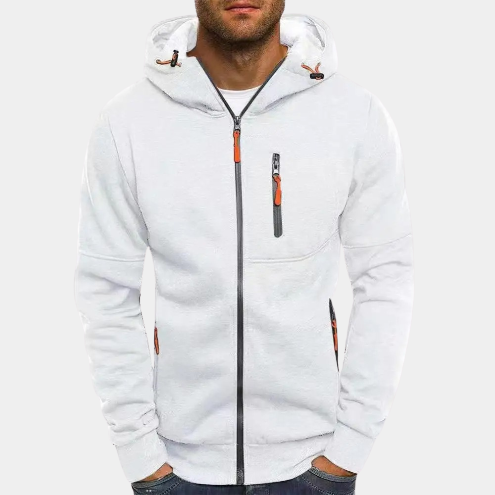 Cruz Men's Hoodie with Full-Length Zip and Relaxed Fit 11