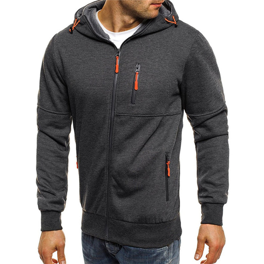 Cruz Men's Hoodie with Full-Length Zip and Relaxed Fit 3