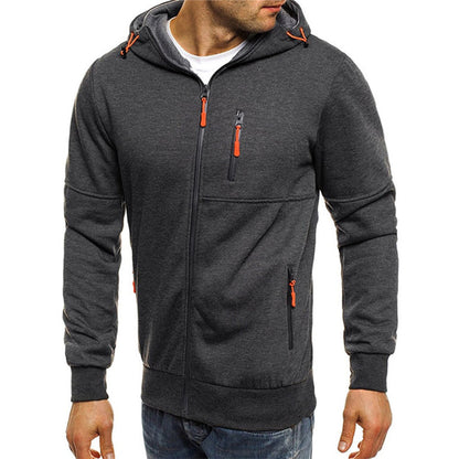 Cruz Men's Hoodie with Full-Length Zip and Relaxed Fit 3