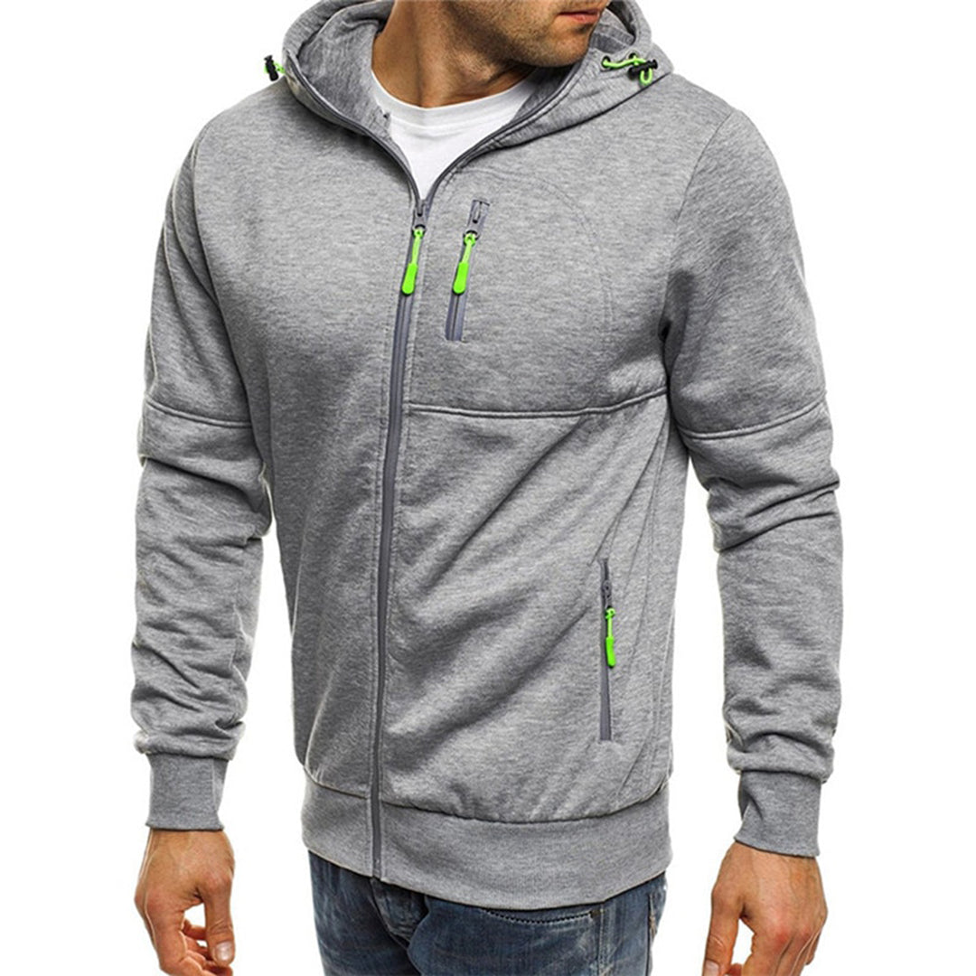 Cruz Men's Hoodie with Full-Length Zip and Relaxed Fit 6