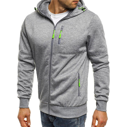 Cruz Men's Hoodie with Full-Length Zip and Relaxed Fit 6