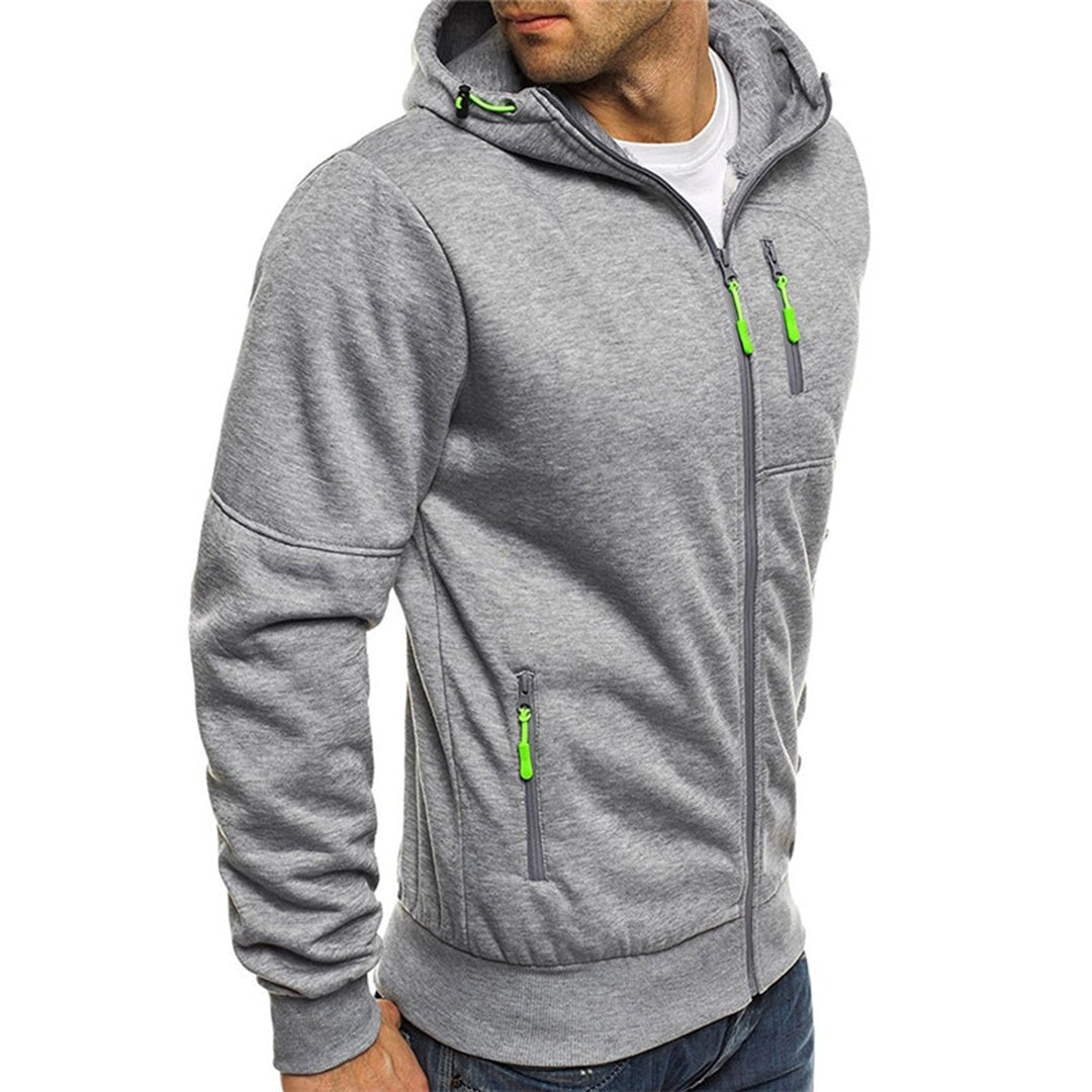 Cruz Men's Hoodie with Full-Length Zip and Relaxed Fit 8