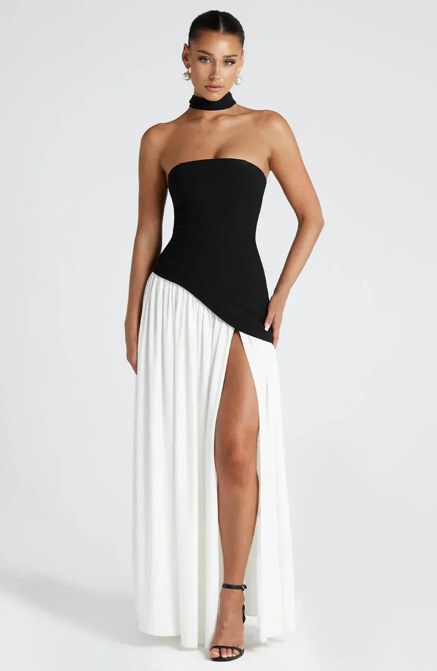 Dahlia Women’s Maxi Dress with Asymmetrical Design for Wedding Guests 3