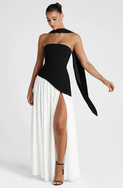 Dahlia Women’s Maxi Dress with Asymmetrical Design for Wedding Guests 4