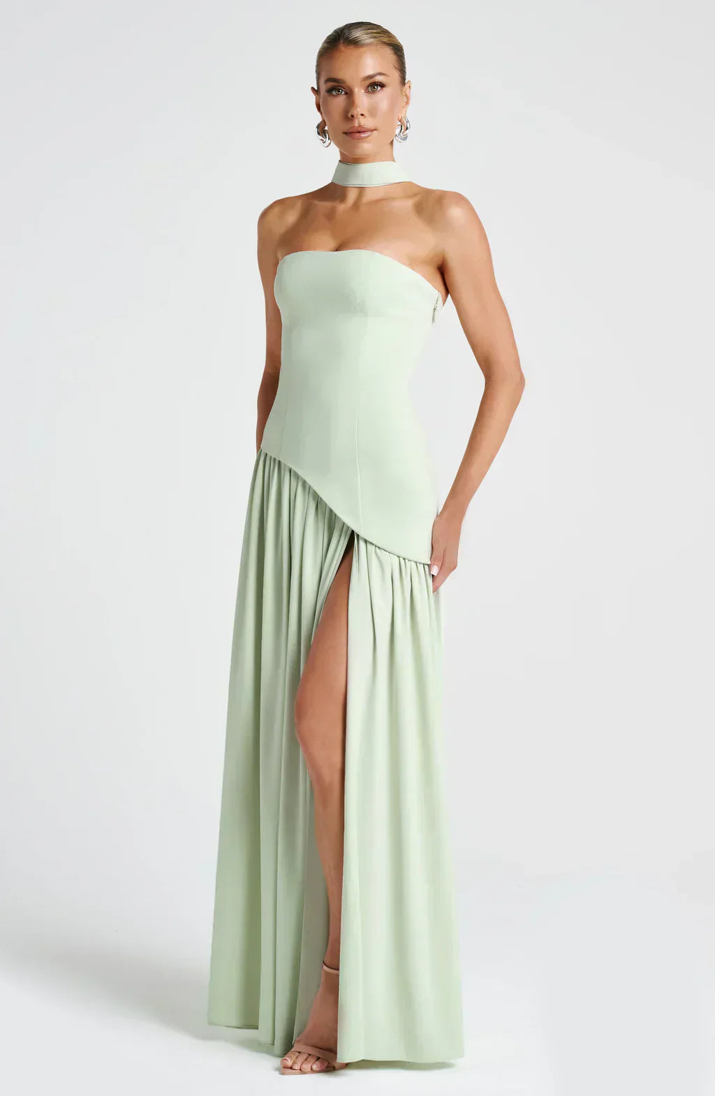 Dahlia Women’s Maxi Dress with Asymmetrical Design for Wedding Guests 7