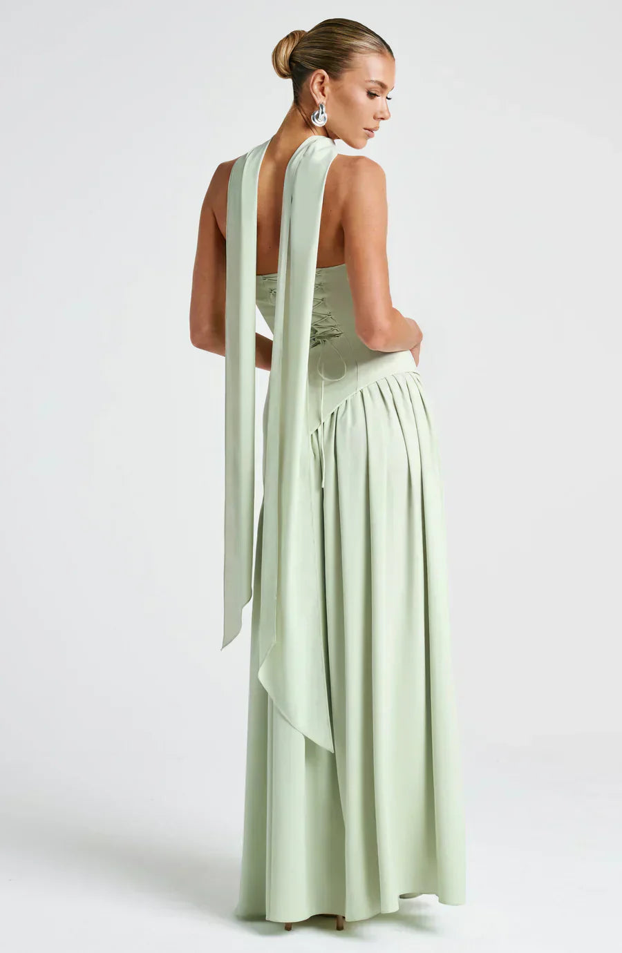 Dahlia Women’s Maxi Dress with Asymmetrical Design for Wedding Guests 8