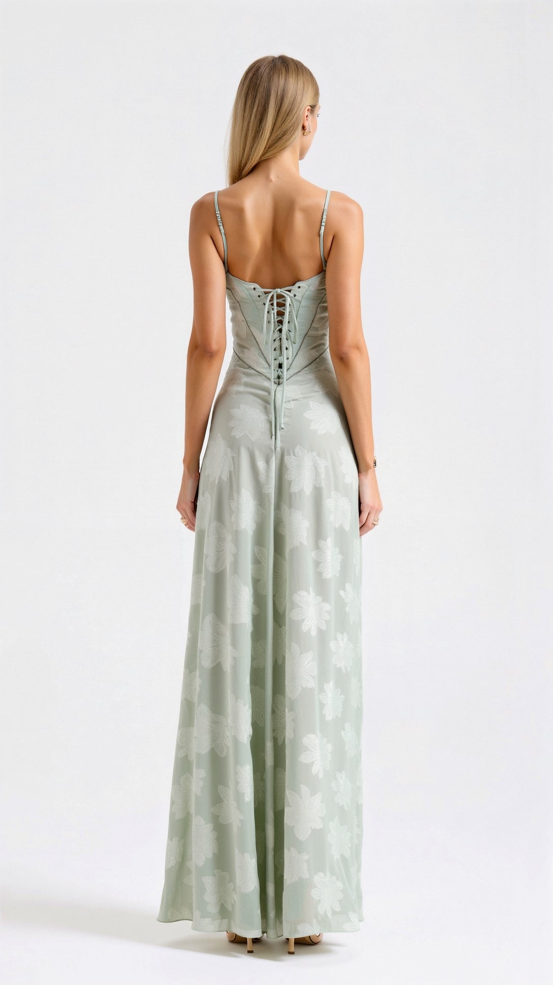 Dahlia Women’s Maxi Dress with Structured Neckline and Flowing Silhouette 6