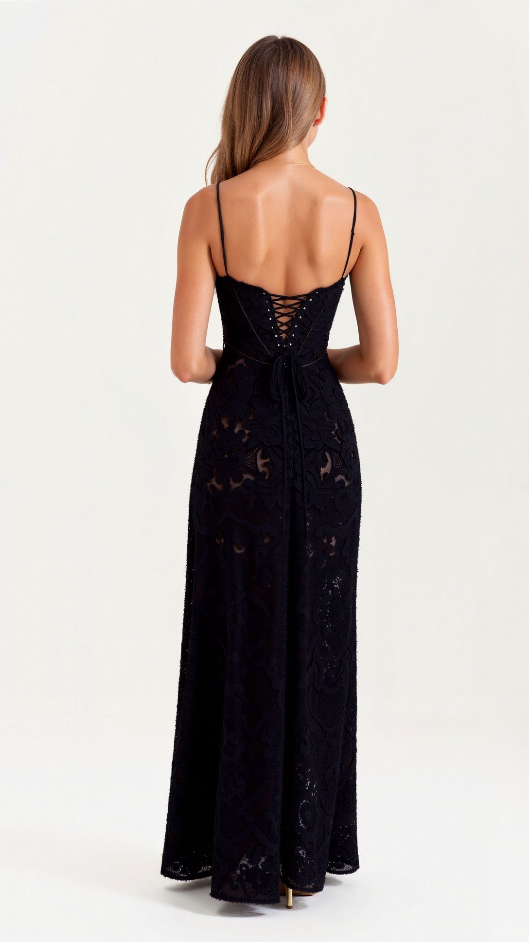 Dahlia Women’s Maxi Dress with Structured Neckline and Flowing Silhouette 7