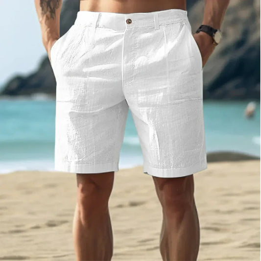 Daniel Men's Shorts with Classic Fit and Button Waistband for Summer Style 0