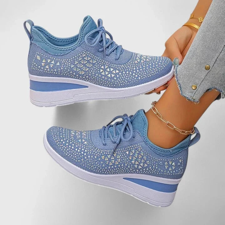 Danivira Orthopaedic Shoes featuring supportive heel elevation and a breathable mesh upper for enhanced comfort and foot health. 3