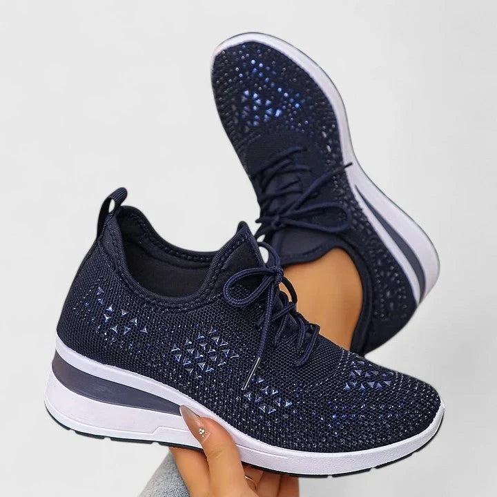 Danivira Orthopaedic Shoes featuring supportive heel elevation and a breathable mesh upper for enhanced comfort and foot health. 4