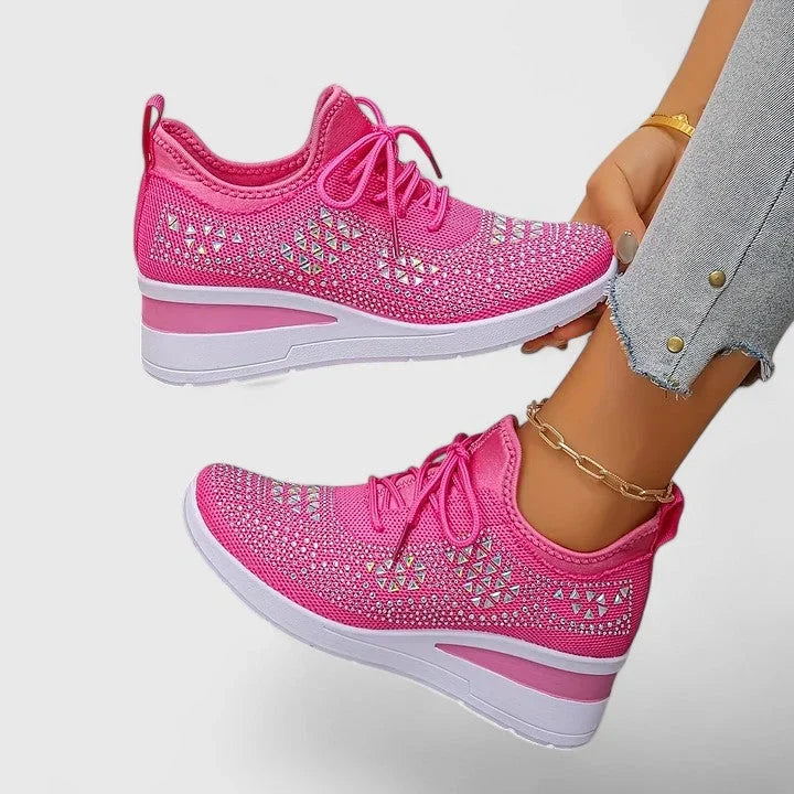 Danivira Orthopaedic Shoes featuring supportive heel elevation and a breathable mesh upper for enhanced comfort and foot health. 5