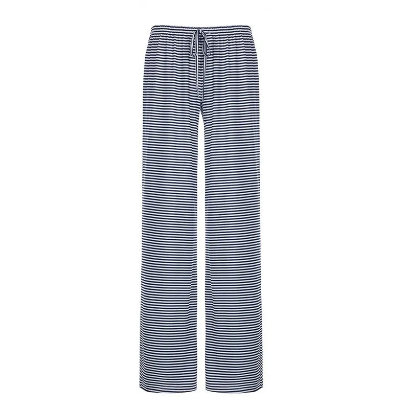 Dazzle Women’s Wide Leg Trousers with Vertical Striped Design and Relaxed Fit 3