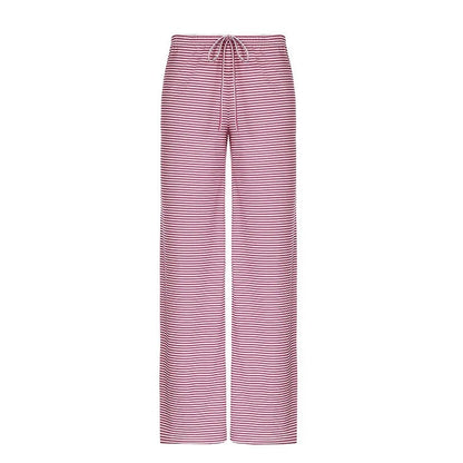 Dazzle Women’s Wide Leg Trousers with Vertical Striped Design and Relaxed Fit 4