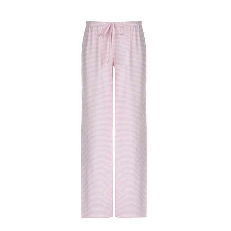 Dazzle Women’s Wide Leg Trousers with Vertical Striped Design and Relaxed Fit 9