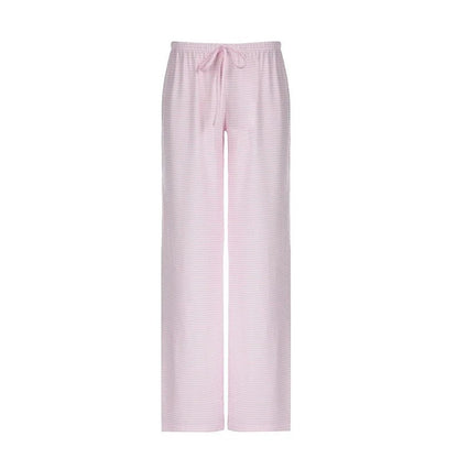 Dazzle Women’s Wide Leg Trousers with Vertical Striped Design and Relaxed Fit 9