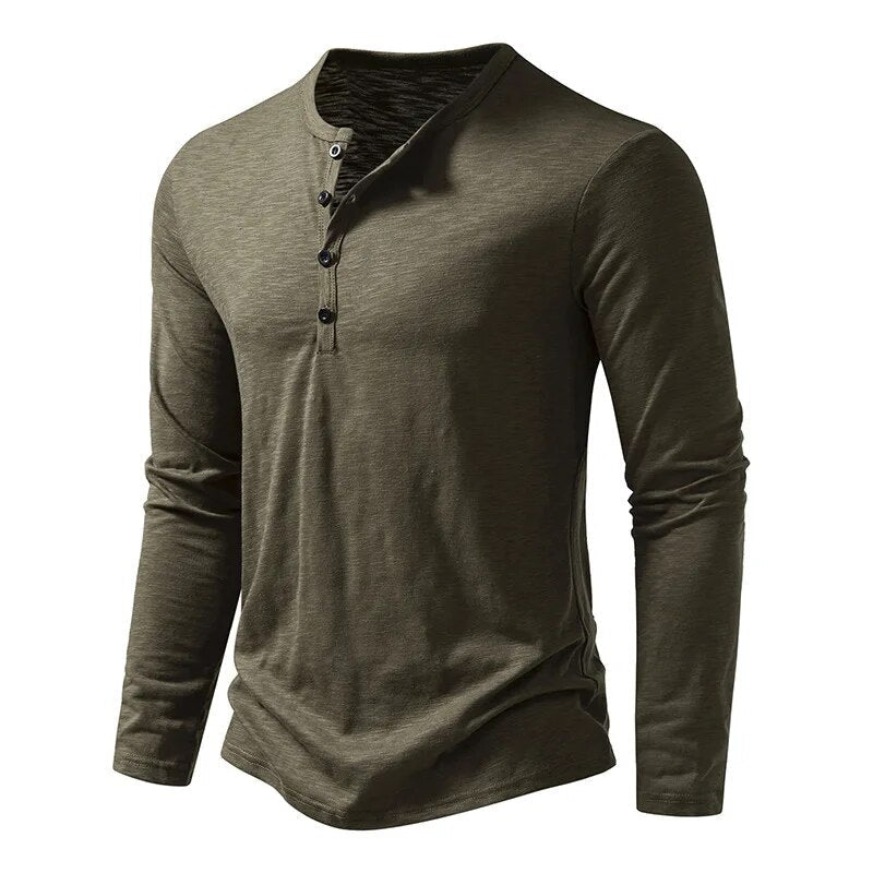 Dixon Men’s Henley Shirt with Slim Fit and Lightweight Design 4