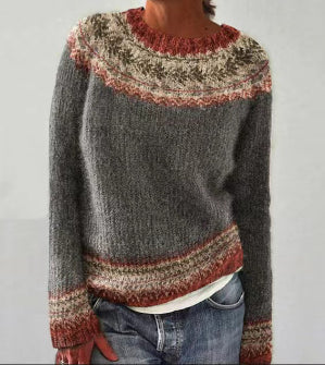 Dorothea Women’s Crew Neck Sweater with Loose Fit for Everyday Wear 3