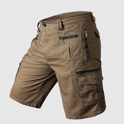 Dynamo Men’s Cargo Shorts with Multi-Pocket Design and Zipper Details 0