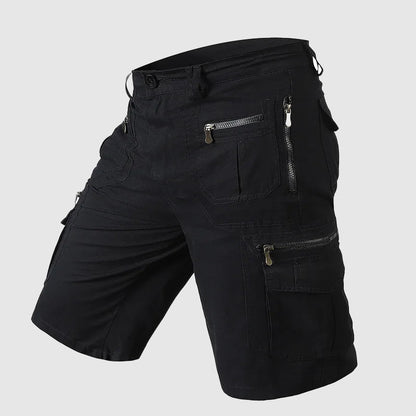 Dynamo Men’s Cargo Shorts with Multi-Pocket Design and Zipper Details 1