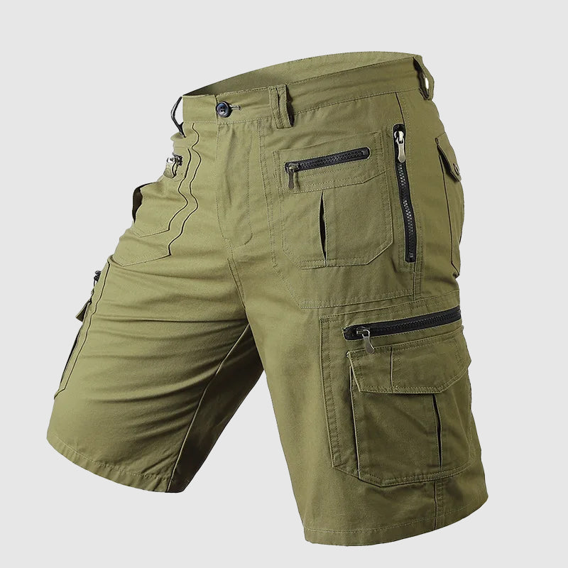 Dynamo Men’s Cargo Shorts with Multi-Pocket Design and Zipper Details 2
