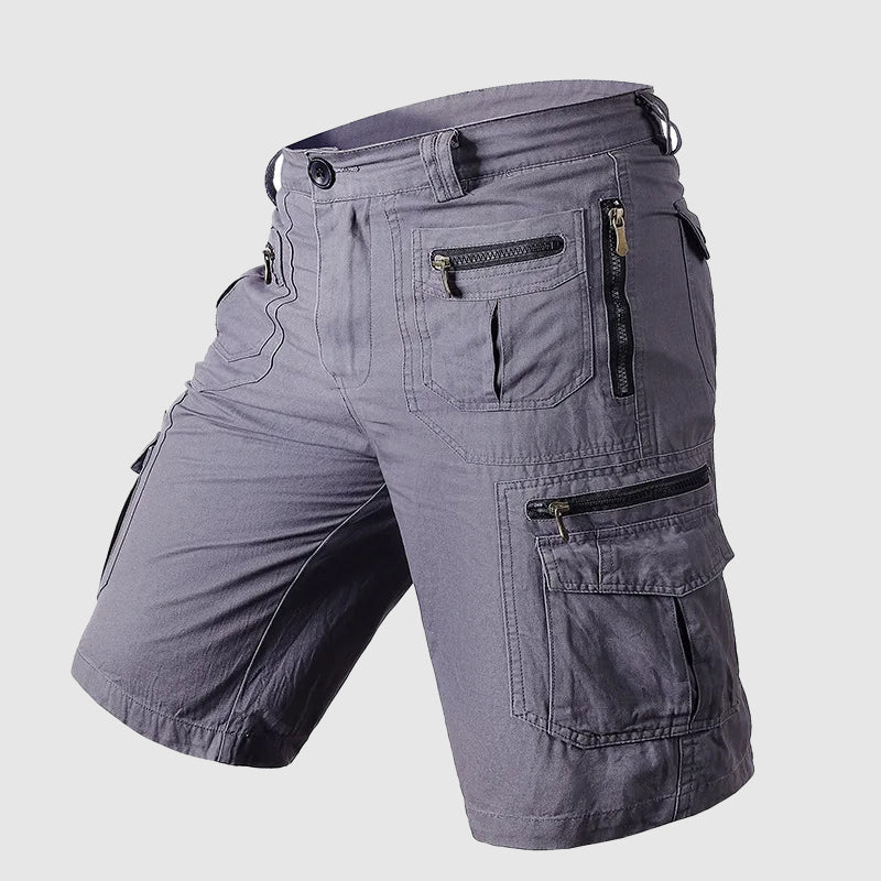 Dynamo Men’s Cargo Shorts with Multi-Pocket Design and Zipper Details 3