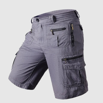 Dynamo Men’s Cargo Shorts with Multi-Pocket Design and Zipper Details 3