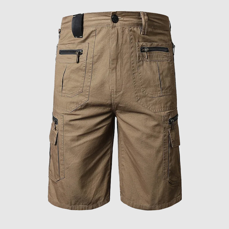 Dynamo Men’s Cargo Shorts with Multi-Pocket Design and Zipper Details 4