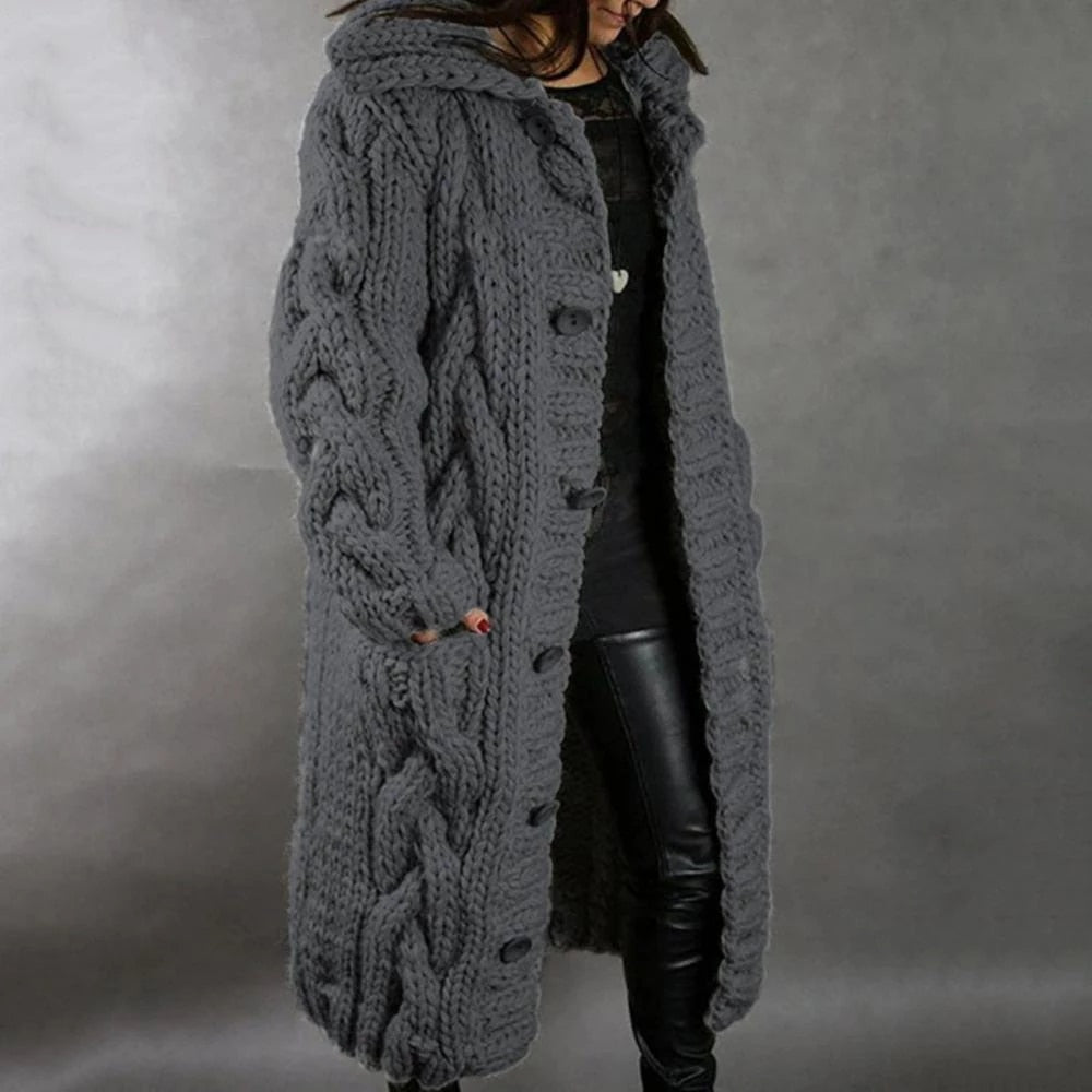 Eden Women's Long Cardigan with Soft Knit Fabric and Flattering Fit 2